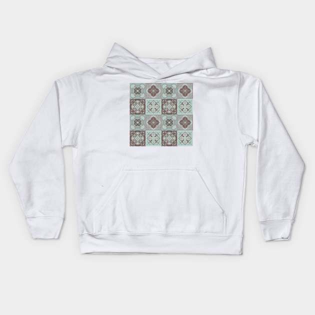 French mosaic Kids Hoodie by RosanneCreates